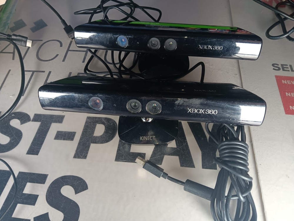 Microsoft XBOX 360 Original Kinect Sensor Bar Camera x 2-Untested-PARTS-READ ALL
