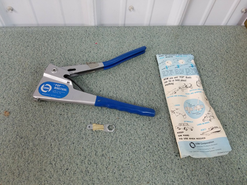 “POP" Rivetool K110 USM Tool Only Vintage in package