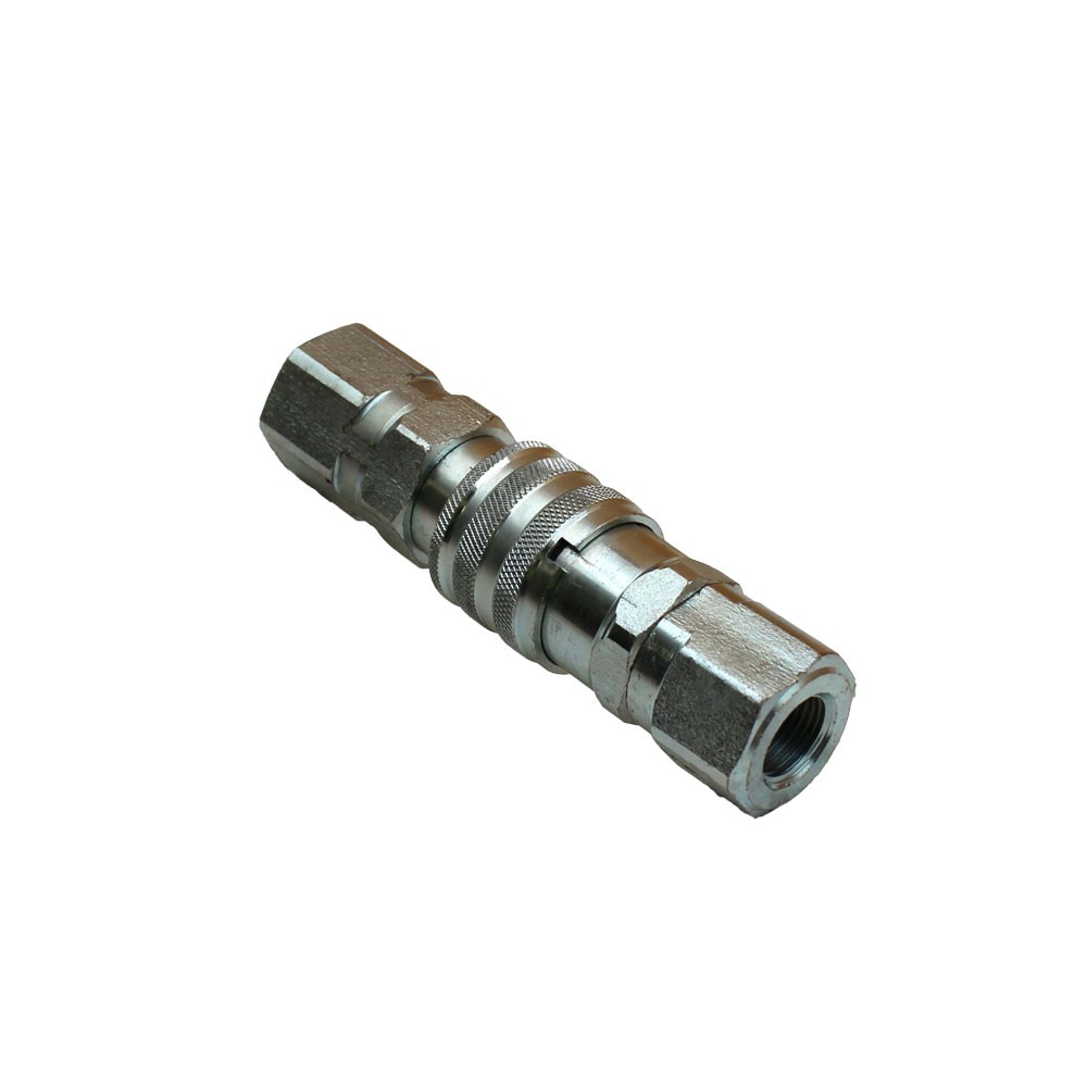 1/2 NPT Flat Face Hydraulic Quick Connect Coupler Coupling Set Skid Steer Fits