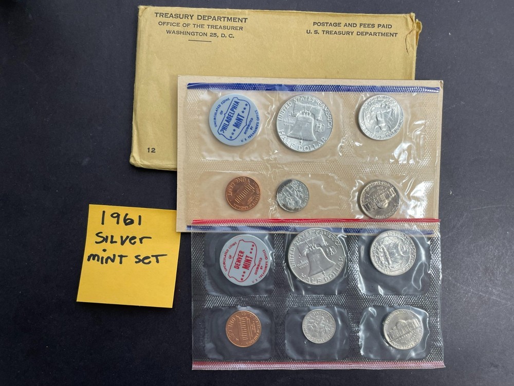 1961 US SILVER P&D COMPLETE MINT SET
