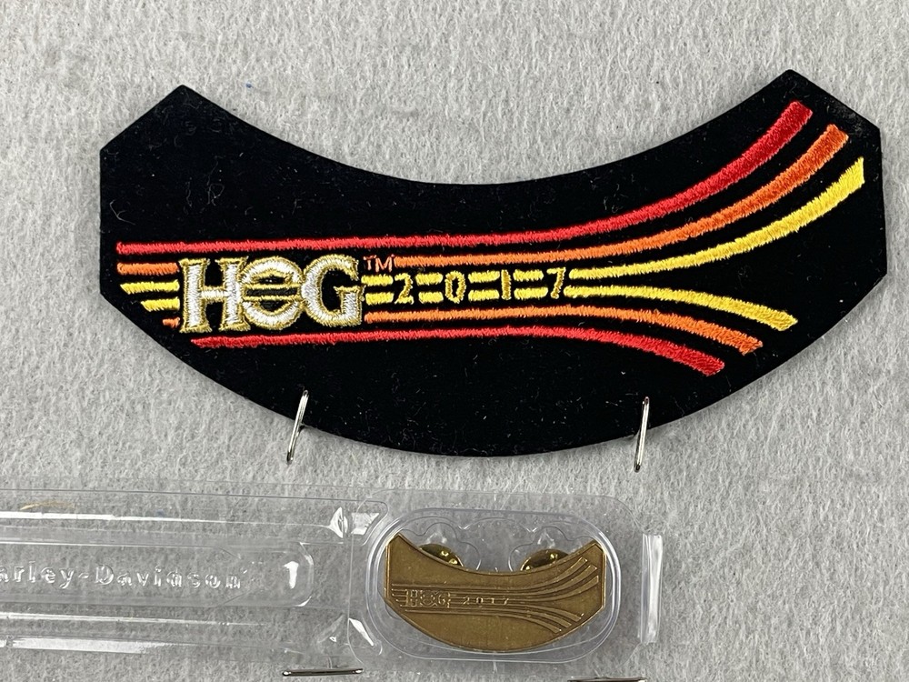 2017 HOG Membership Rocker Patch & Pin Harley Davidson Owners Group