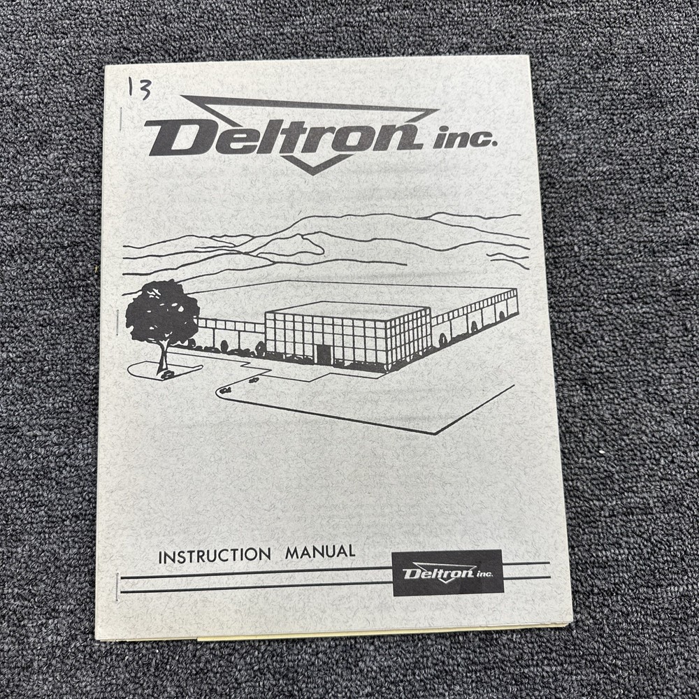 Deltron USH 36-30 Instruction Manual