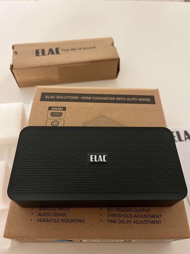 ELAC HDX21 HDMI ARC TO VARIABLE ANALOG CONVERTER