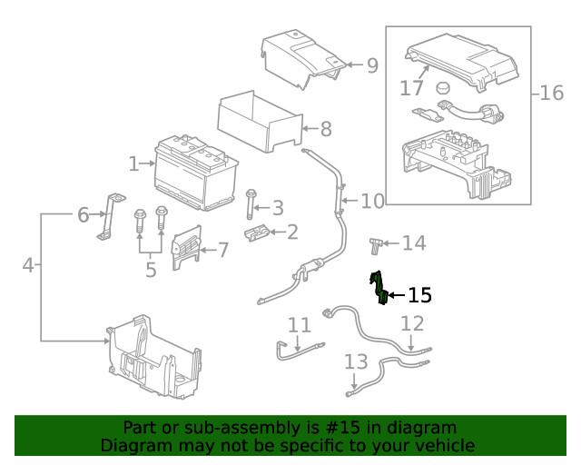 Genuine GM Sensor Bracket 13267214