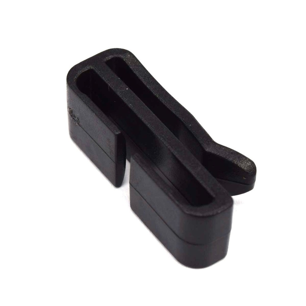 1" Webbing Ending Clip Connect Buckle for Backpack Adjusting Strap Black 10 P...