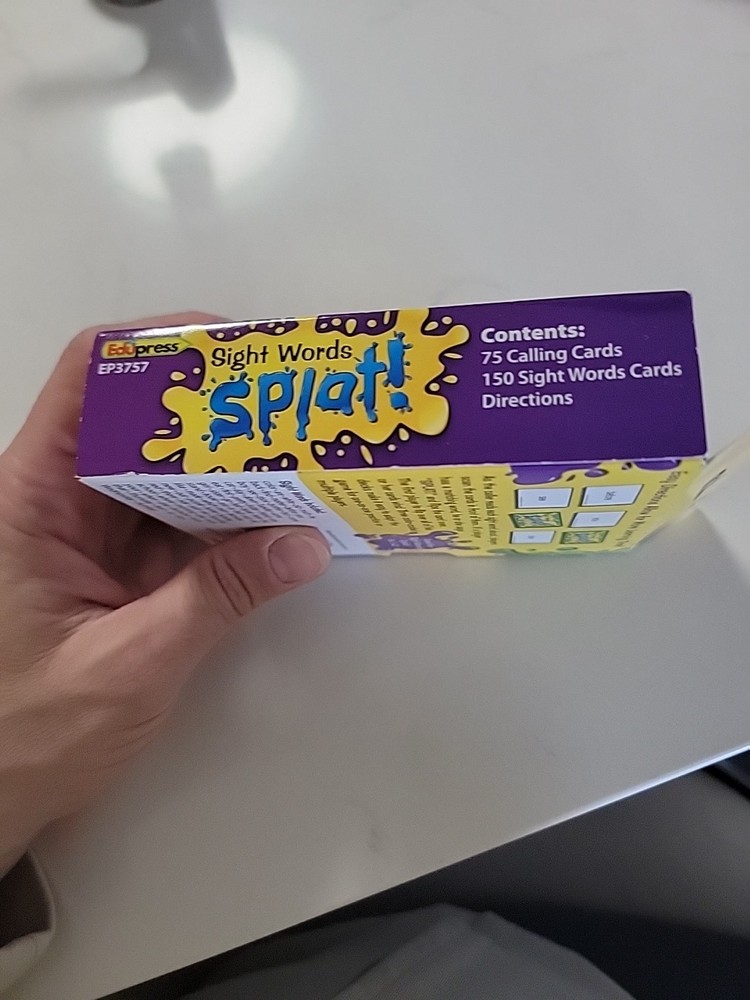 SPLAT! Sight Words Grades K-1, 2-6 playeers