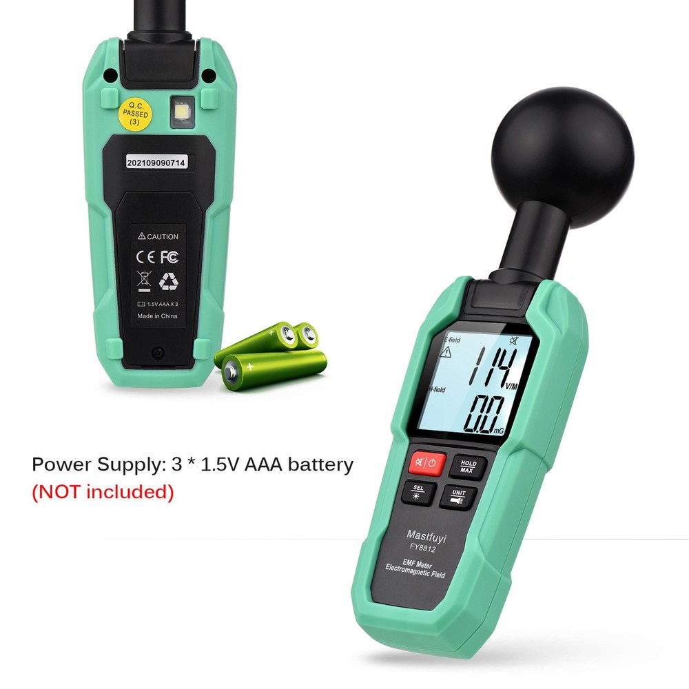 EMF Meter Electromagnetic Field Tester Electromagnetic Wave Radiation Detector