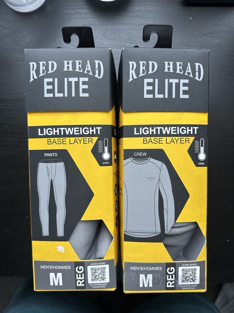 RedHead Elite Midweight Base Layer Bottoms for Men Medium