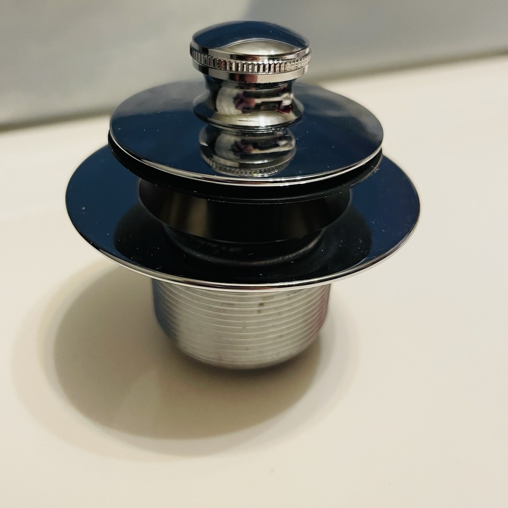 Watco Push-Pull Tub Drain Closure Stainless Steel