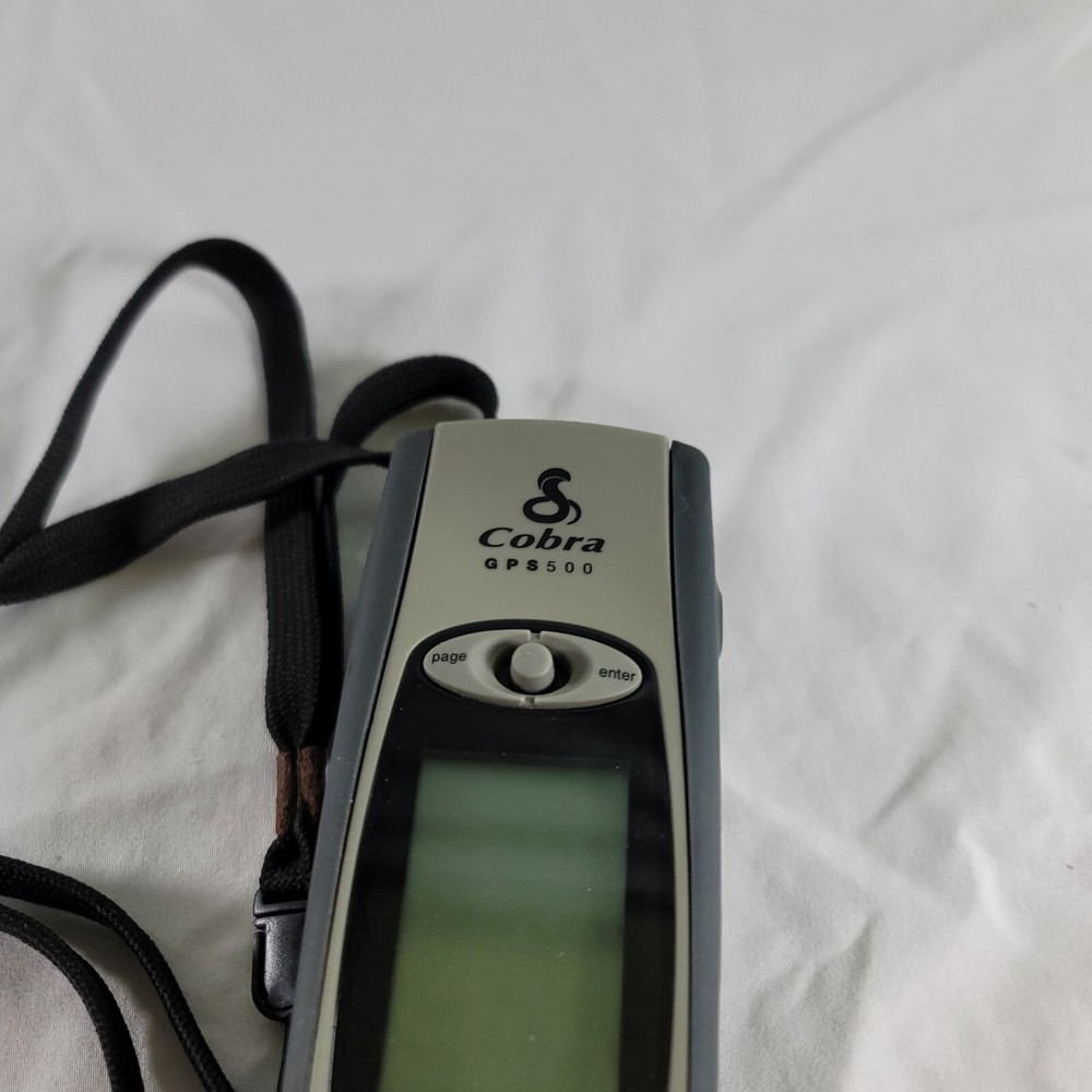 Cobra GPS 500 Portable GPS Navigator -Tested & Working