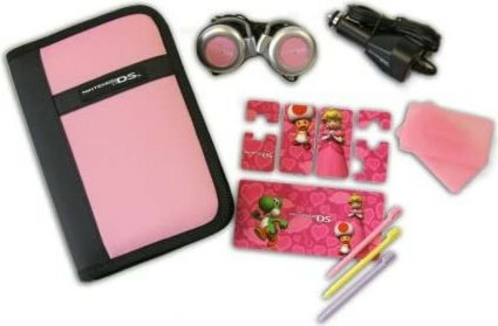 BD&A Nintendo DS Lite Accessories Peach Starter Kit