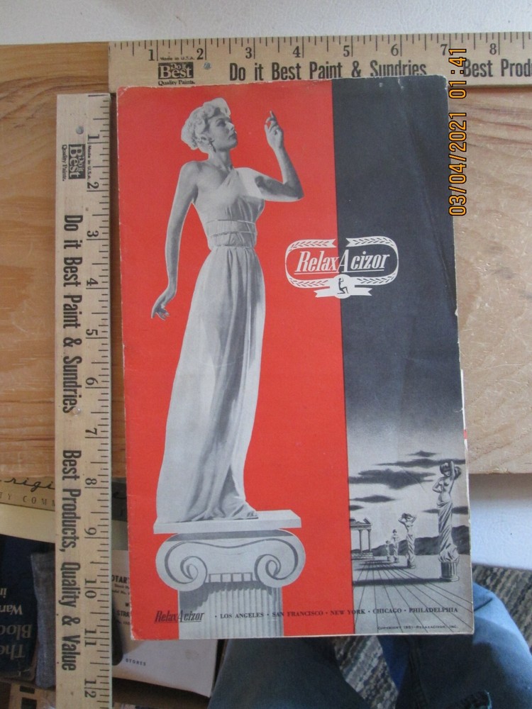 relax-a-cizor instructions 1951