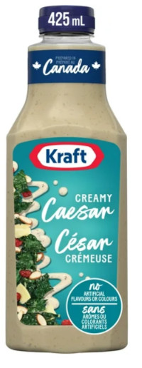 Kraft Creamy Caesar Salad Dressing, 425ml