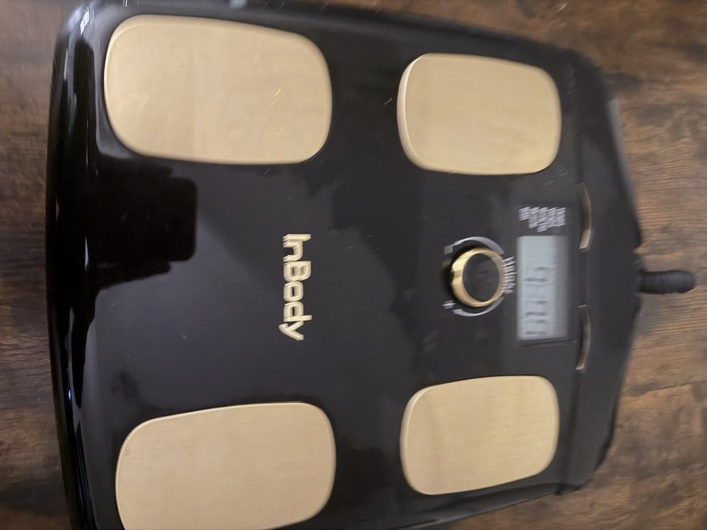 InBody H20 Body Composition Scale Black/Gold Bluetooth Smart Scale Bluetooth
