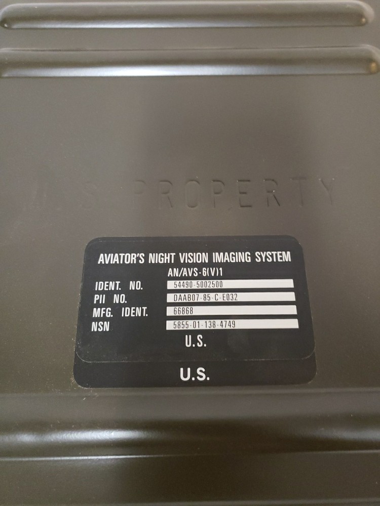 US Military Night Vision Storage Case