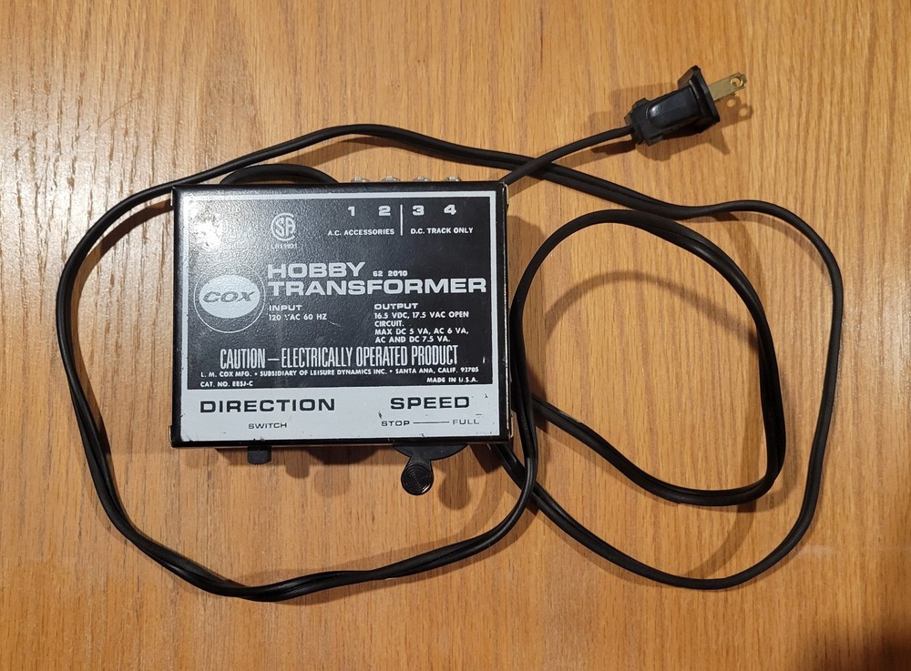 Vintage Cox Hobby Transformer 62 2010 - Untested