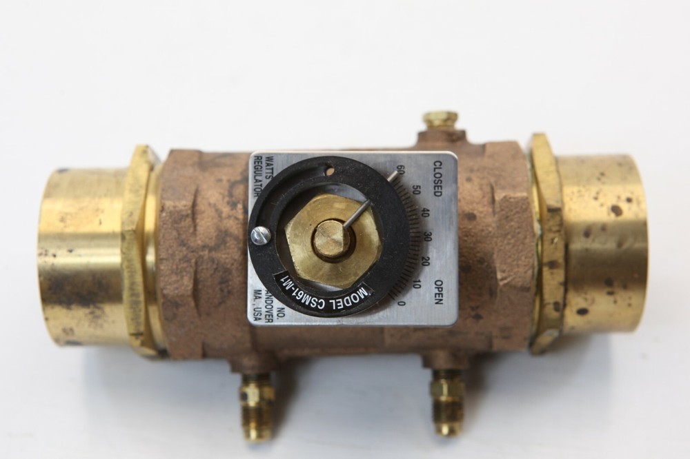 Watts Accurate Flow Measurement Valve 2" CSM-61S M1 0856745 Missing Brass Caps