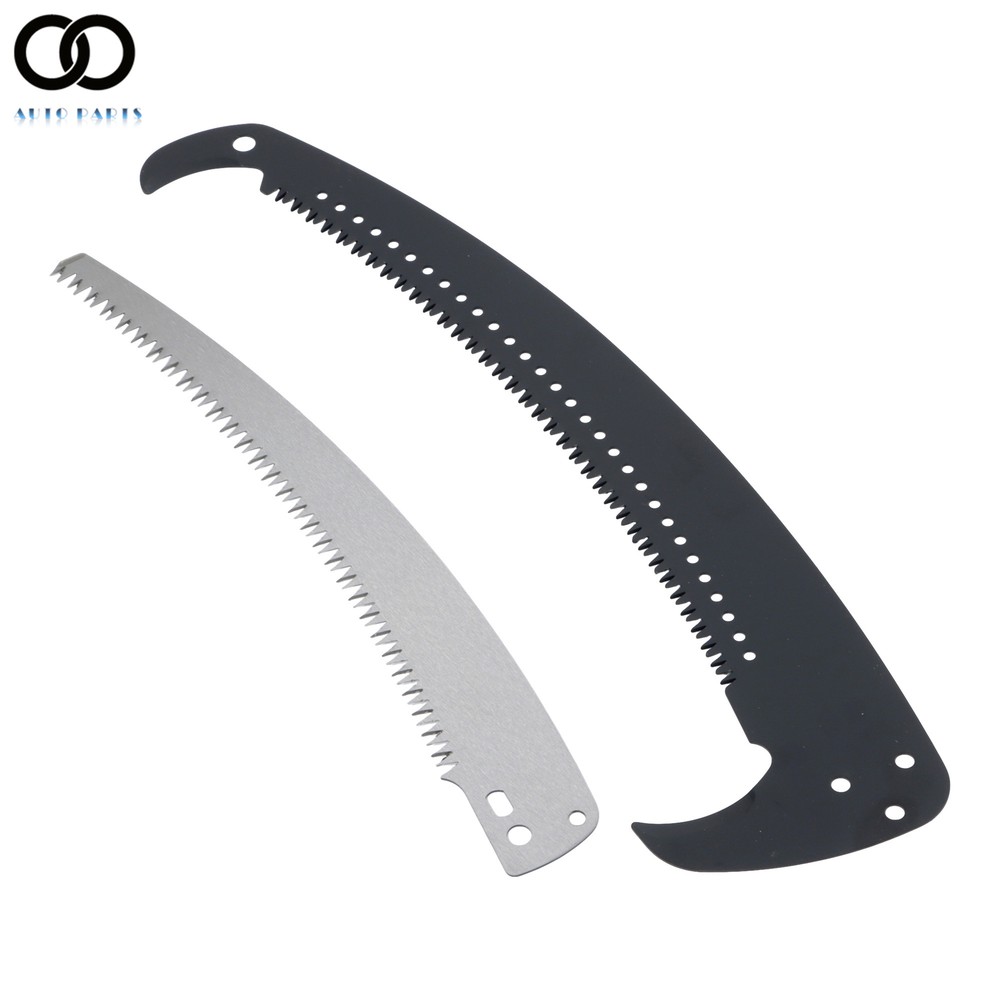 Manual Pole Saw 30 ft Extendable Tree Pruner, Sharp Steel Blade and Scissors