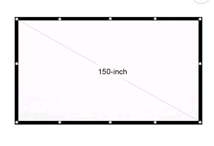 150 Inch Simple Projection Screen 16:9 Screen