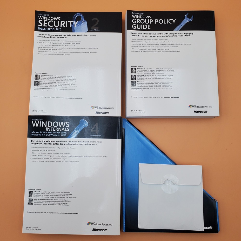 Special Promotional Microsoft Windows 2003 Server Resource Kit/CD-ROM Complete