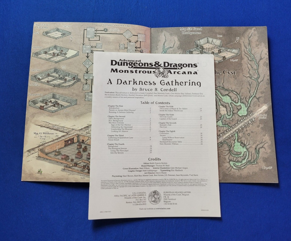 A Darkness Gathering Adventure Module - AD&D 9570