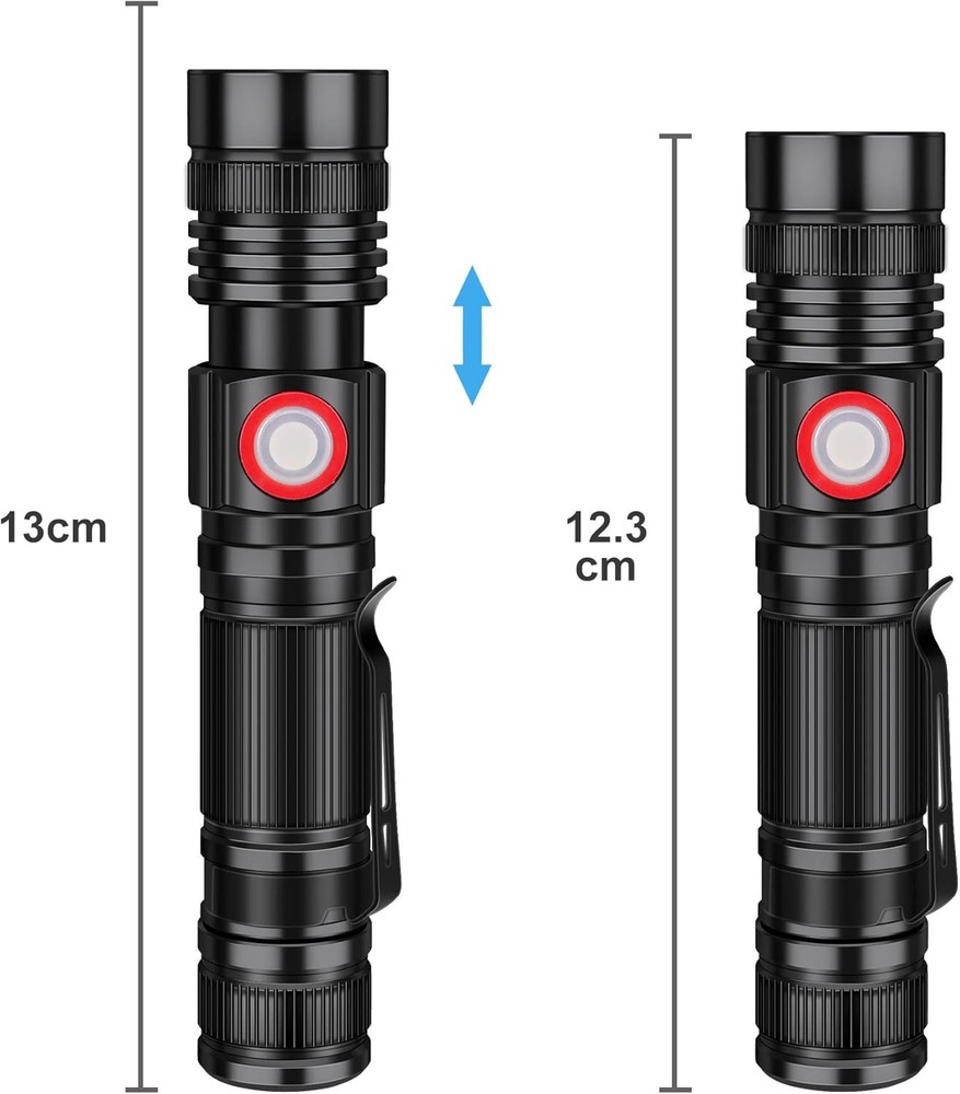 DARKBEAM LED Flashlights A300-White light, A300 White Light - 2 PACK