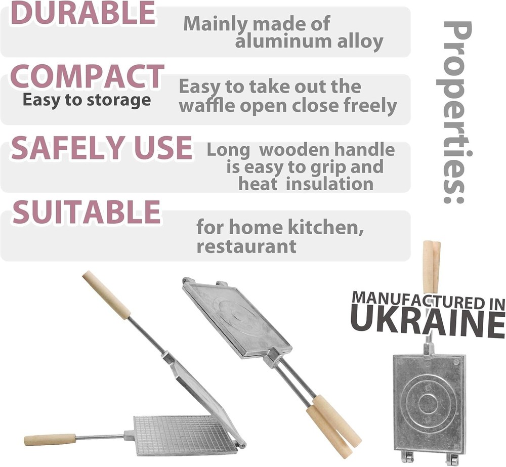 Waffle Maker Rectangular Shape Waffle Cone Maker