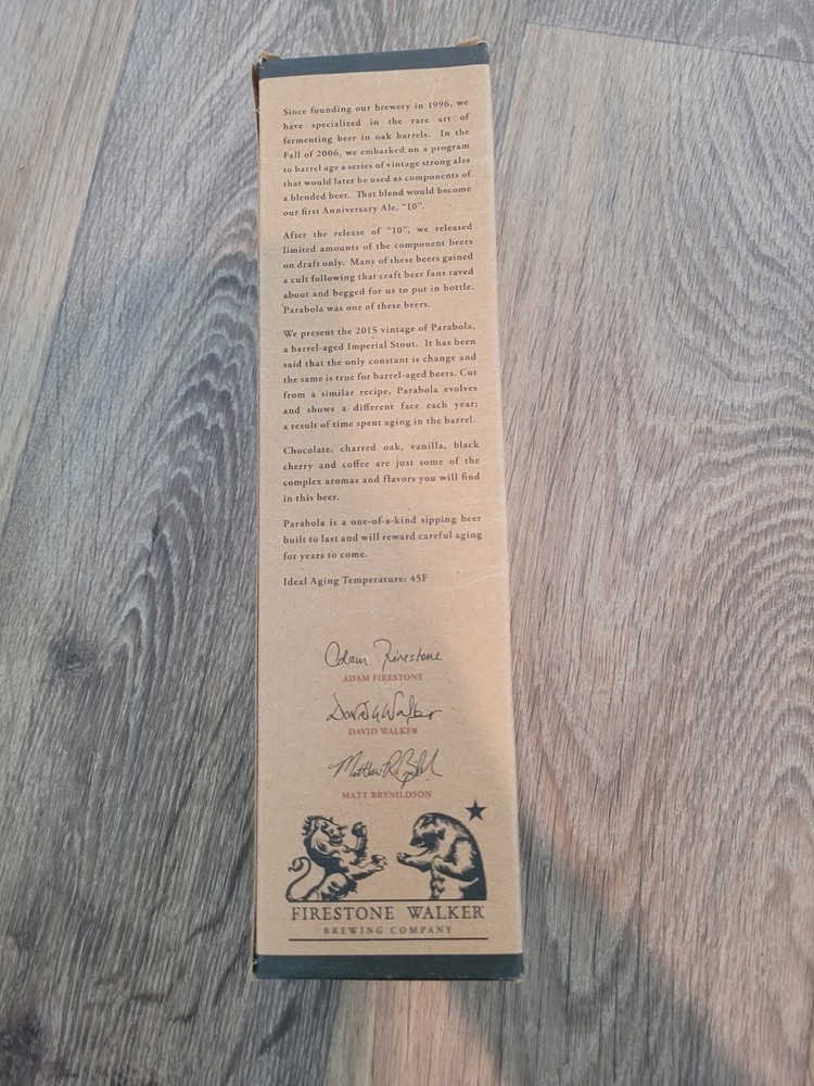 Firestone 2015 Parabola Box