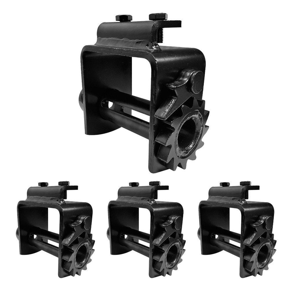 4 Pack Portable Bolt On Winch Flatbed Trailer Truck Winch for 2" -4" Winch Strap