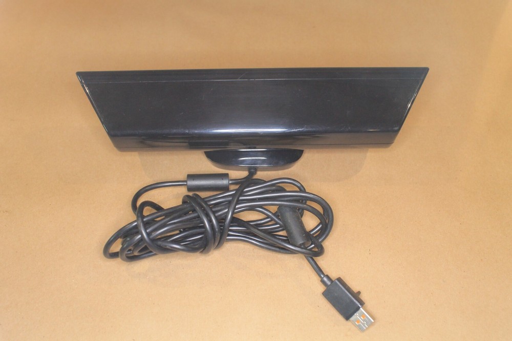 Genuine Microsoft Xbox 360 Kinect Connect Black Sensor Bar Model #1473 Tested