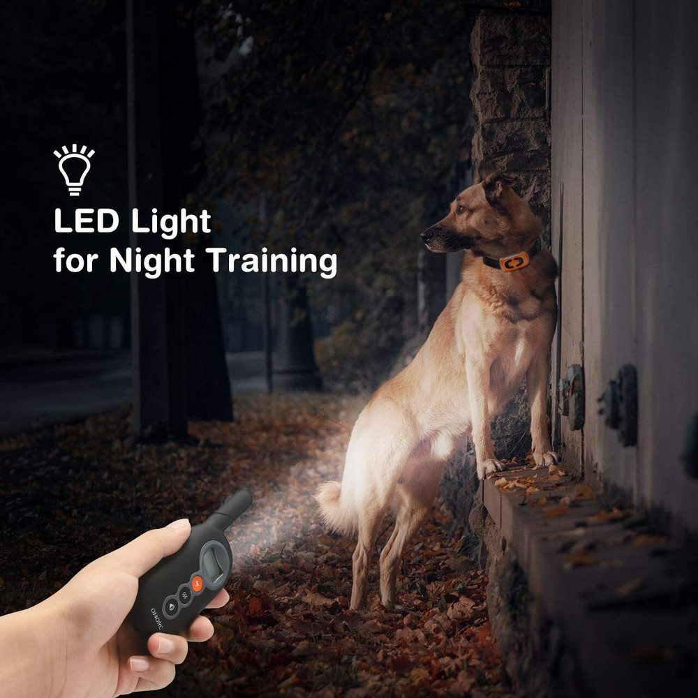 PREMIUM Dog Training Bark Collar w Remote 3 Training Modes Beep Shock Vibration
