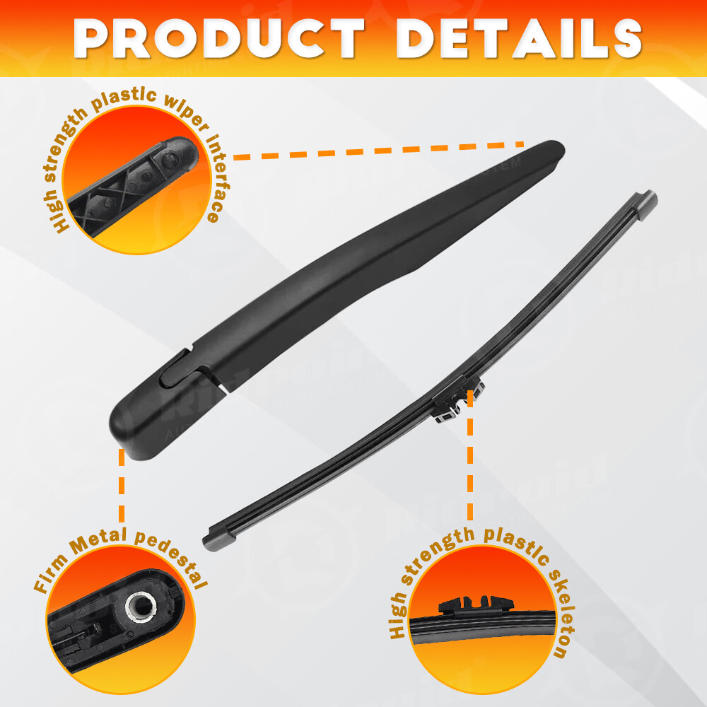 Rear Windshield Wiper Arm & Blade for Ford Explorer 2011-2019 Windscreen Wiper