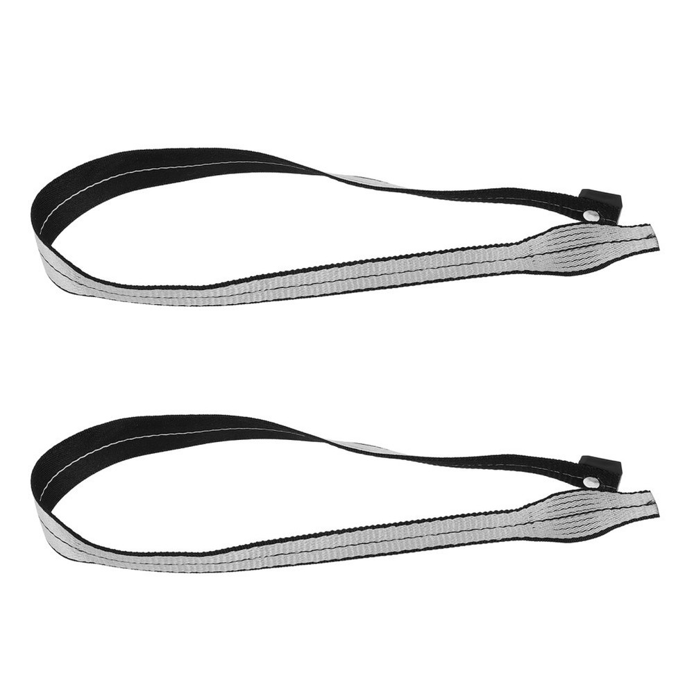 2pcs Walking Cane Wrist Strap Replacement, Black Trekking Pole Handle Straps,