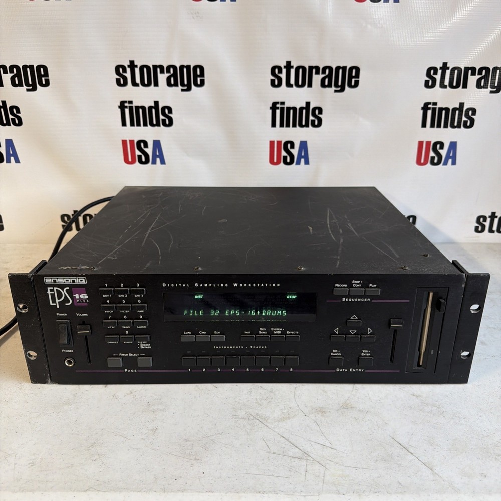Ensoniq EPS16 PLUS Rack Sampler  EX Memory  /SCSI / 220volt