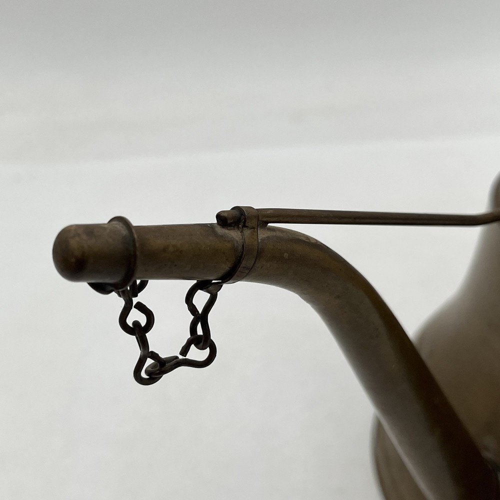 Antique Hand Made Copper Kettle Decoration Kitchen Fire Tea Pot Primitive