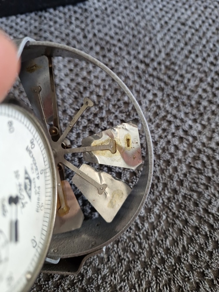 Vintage USSR Soviet Handheld Anemometer Wind Speed Meter