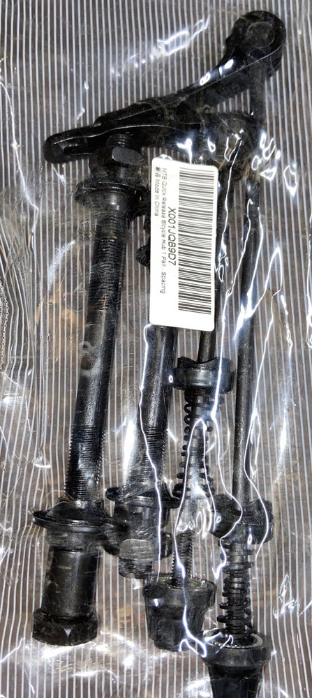 Quick-release hub conversion kit. 117-143 total length for 100-135 spacing