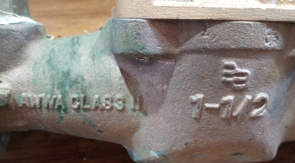 BADGER Meter 1-1/2" METER Bronze Water Meter NOS