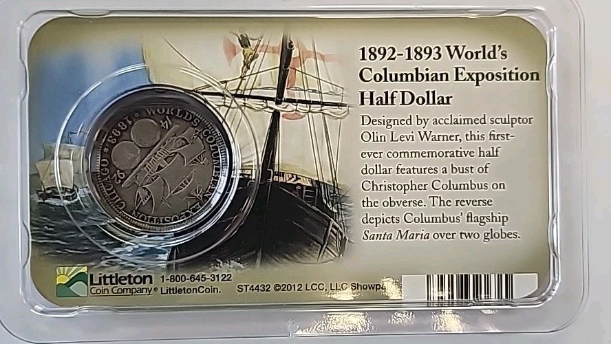1893 COLUMBIAN EXPOSITION HALF DOLLAR