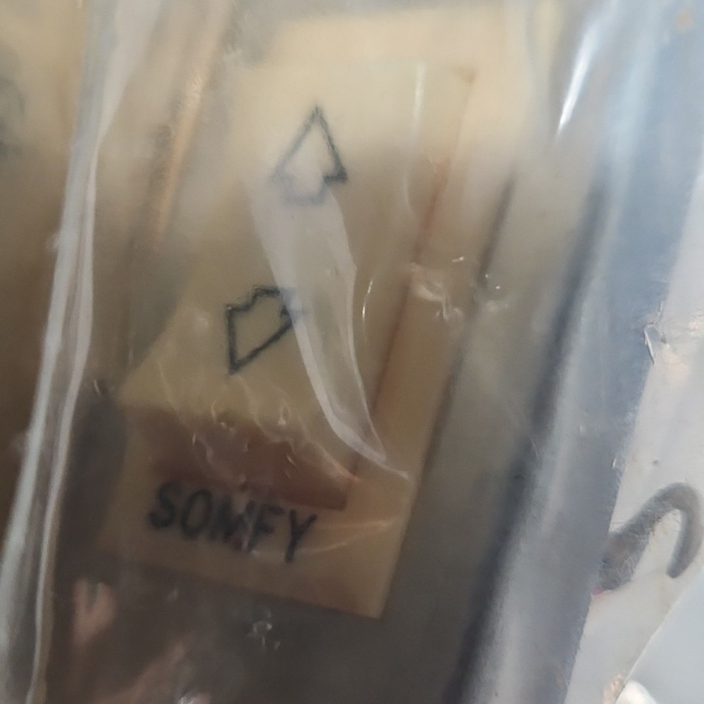 New SOMFY OEM Up Down Toggle Switch Plug Wall Plate Velux Skylight Motor Control