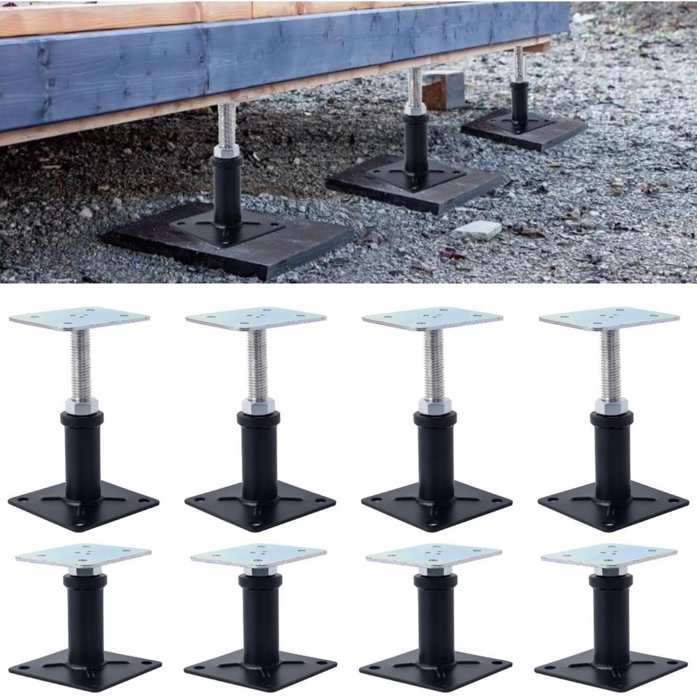 4 Pack Adjustable Floor Jack,Mini Screw Jack,Telescoping Jack for Temporary S