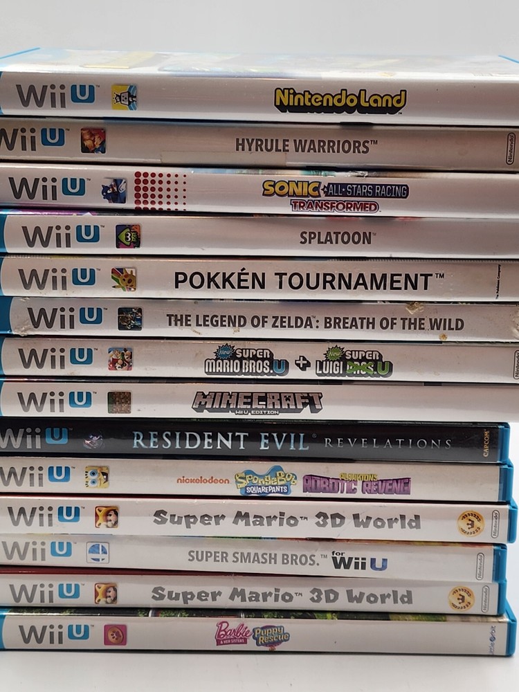 WII U Cases ONLY. Updated 5/29.