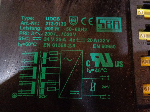 SBA Power Supply UDGS 212-0136