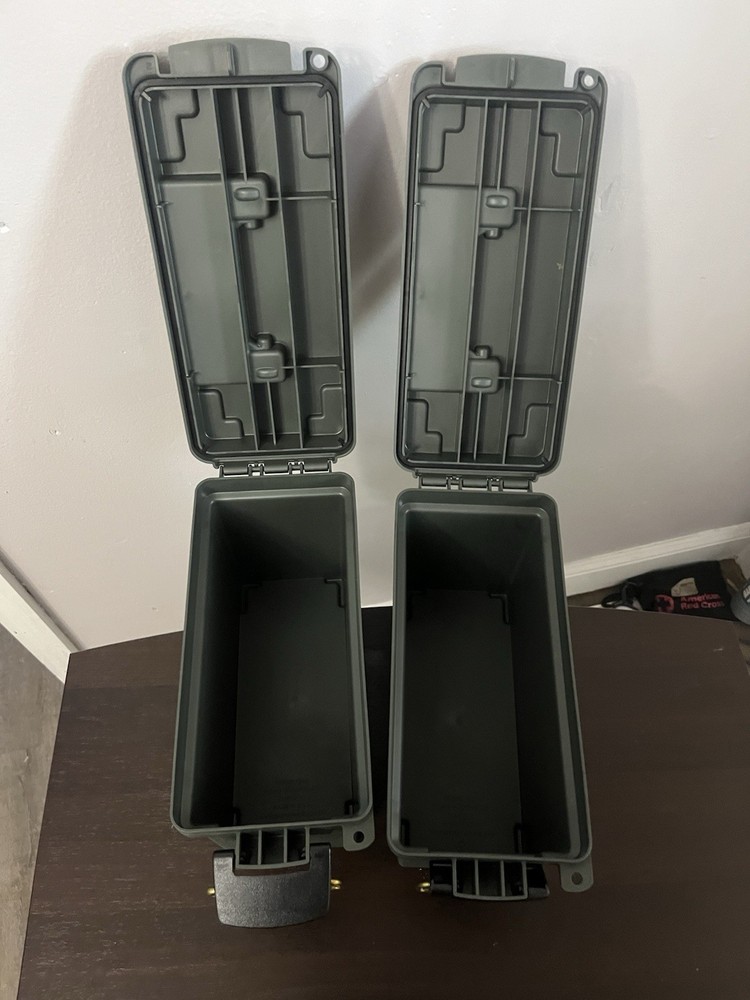 (2) Plano Ammo Storage Boxes – Heavy Duty Lockable Storage