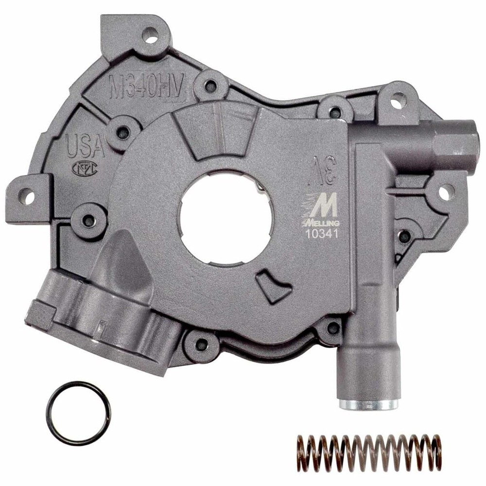 Melling Oil Pump Rebuild Kit, High Volume, Drive Gear, Pressure Relief Spring...