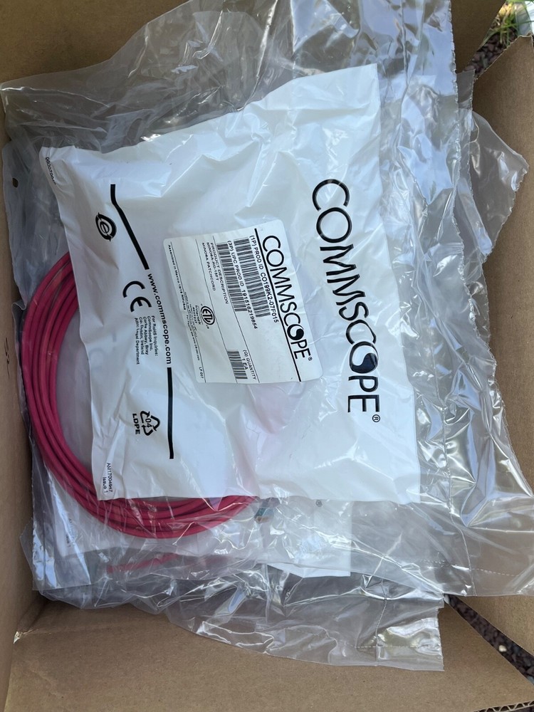 Commscope CO199K2-07F015 MINO6a Red 15ft Patch Cord Cable