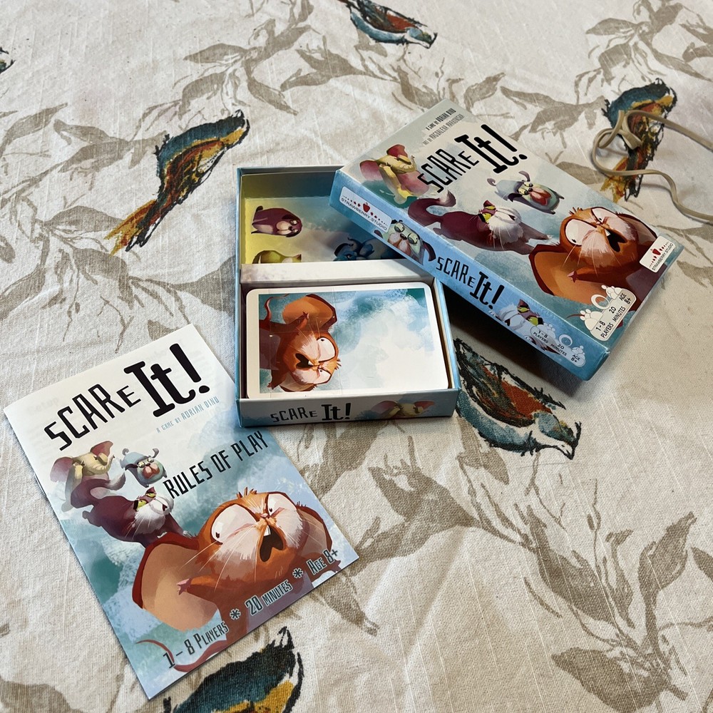 Scare It! Card Game by Strawberry Studio Complete EXC