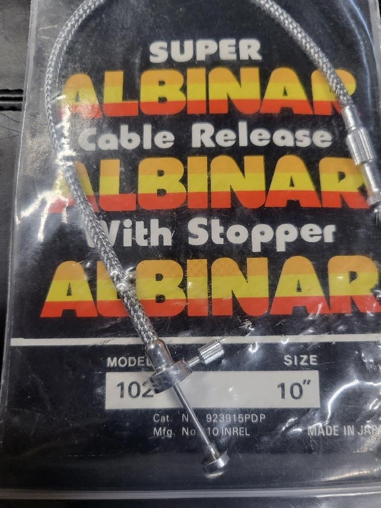 Vintage Super Albinar Cable Shutter Release Cable with Stopper
