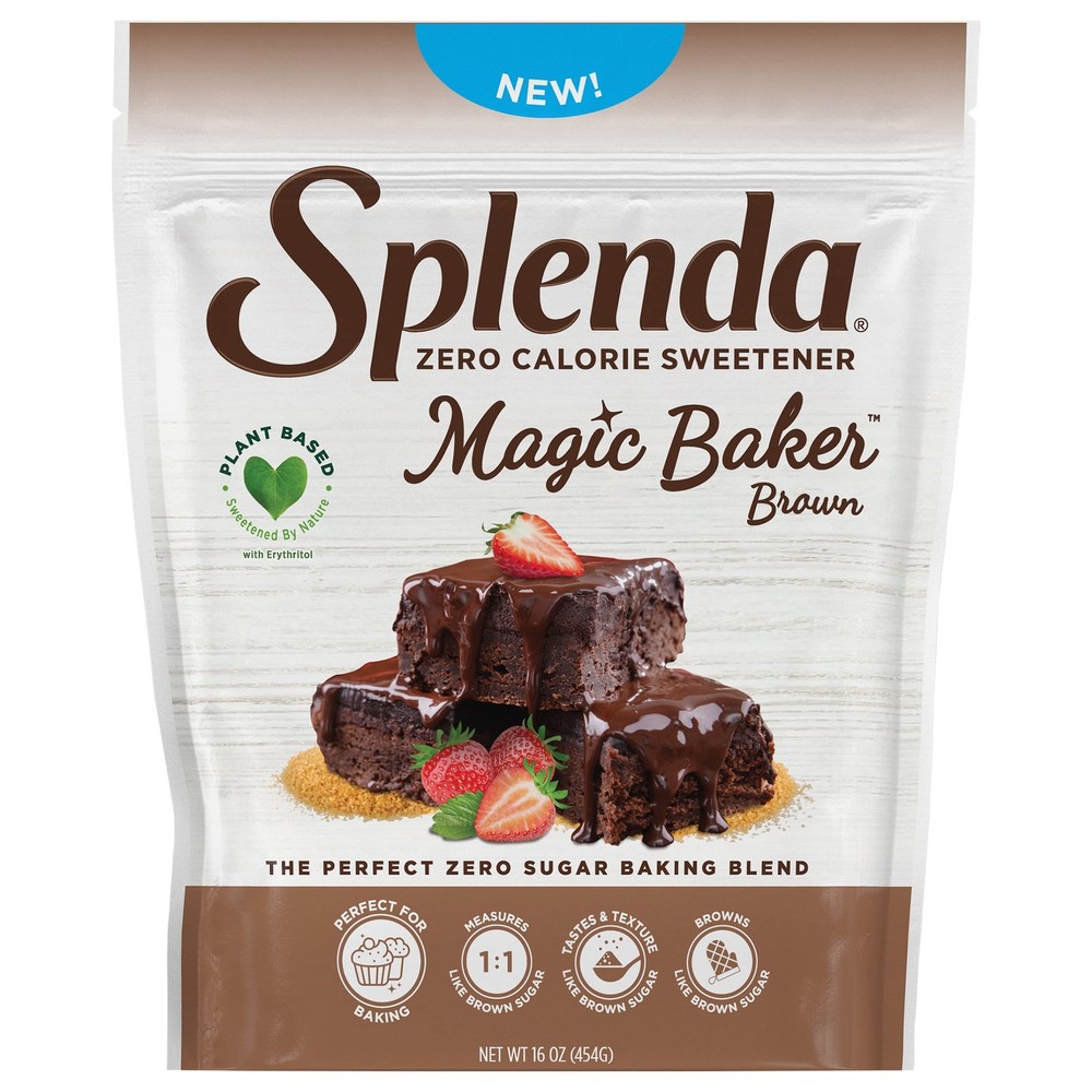 Splenda Magic Baker Brown Sugar Substitute Zero Calorie Baking Blend 16 Ounce
