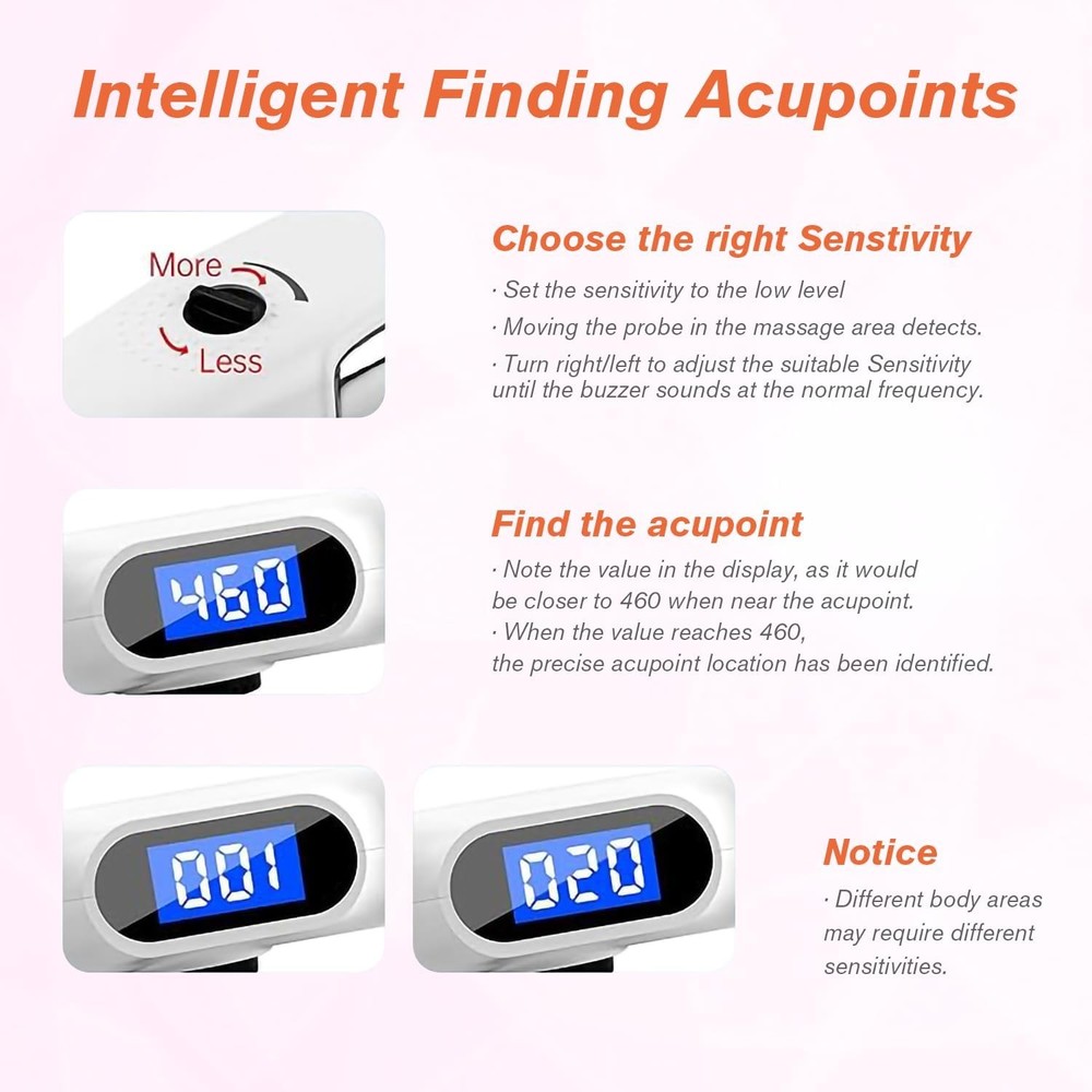 Latest Handheld Electronic Acupuncture Pen Electric Pointer Massage Tools 1Pcs